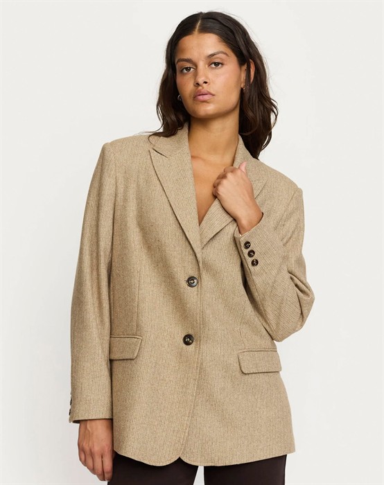 SRGreta Loose Blazer - Toasted Coconut